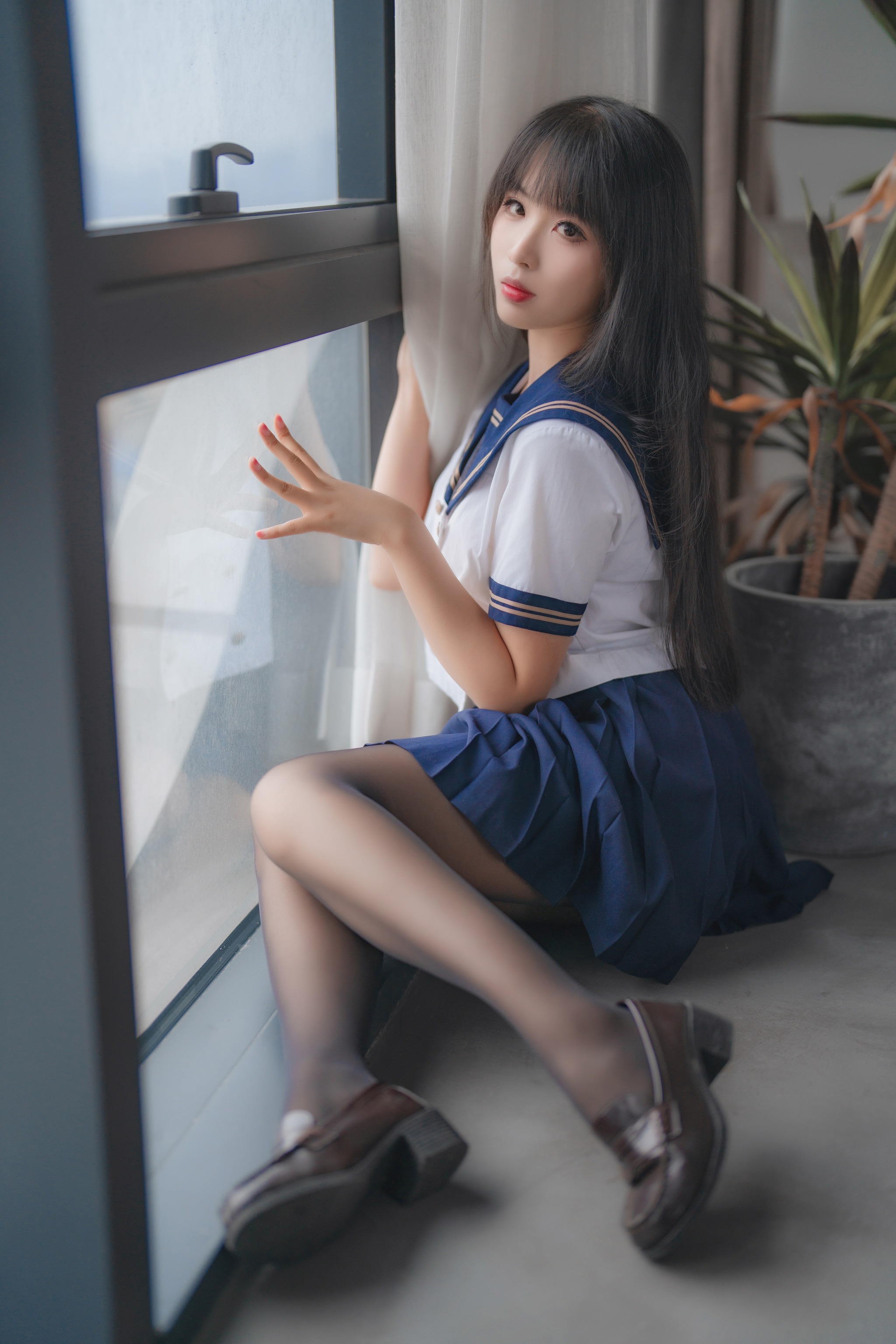 图片[1]-轩萧学姐 – NO.042 5月舰长 黑丝jk[32P]-XikXak